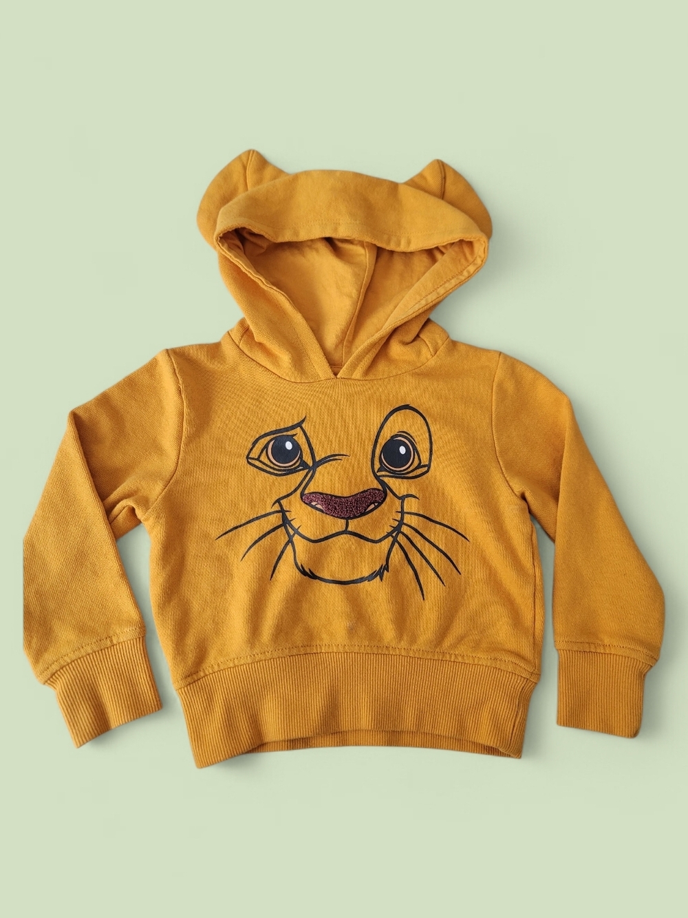 Disney The Lion King Simba‎ 3D Ears Pullover Sweatshirt Hoodie 12 Months